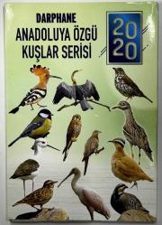 2020 Anadoluya Özgü Kuşlar Serisi Alüminyum Hatıra Seti