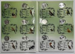 2020 Anadoluya Özgü Kuşlar Serisi Alüminyum Hatıra Seti