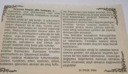 25 Eylül 2006-Orijinal Takvim Yaprağı-Doğum Günü-Söz,Nişan,Nikâh,Düğün ve Önemli Günler Hediyesi-Bizim Anadolu Takvimleri-Ayet(Bakara:187)-Niğbolu zaferi(1396)Ferhan,Müleyke-Orucun Başını Dik Tutmak-I