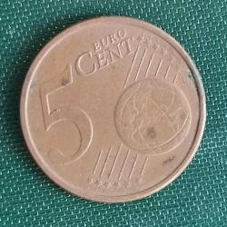 ALMANYA  2002 D    5 EURO CENT