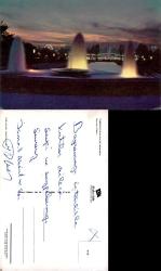 Ankara Gençlik Parkı Gece Görünüm Kartpostal Şehir Kartpostalı Keskin Color 479