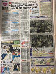 GÜNEŞ 2 GAZETESİ DOĞUM GÜNÜ HEDİYESİ (TURKISH NEWSPAPPER) - 14 EKİM 1984 -Cevat Fehmi Başkut-Salih Kırmızı-Filiz Ersürer-Kenan Pars-Belkıs Dilligil-Baki Tamer-Sibel Egemen-Michele D’Isidoro-Kemal Yıldız-Nükhet Duru-Gönül Yazar-Hasan Sapan-Unal Yaltırık-İdris Pehlivan-Neşet Koral-Melih Kibar-Uğur Saytaş-Enis Pekşul-Füsun Pekşul-Esma Akbulut-Engin Köksal-İnci Güven-Rafet Çameli-Kadir Köksal-Hasan Akbulut-Ertuğrul Pekşul-Ercüment Akar-Dr Nihat Tanfer-Suna Keskin-Renan Tüzin-Reha Uzell-Betül Sakarya-Valde Sultan’ın Gerdanlığı-Bugün başladık-Bu güneşe doyulur mu-Akdeniz’de yaz bitmiyor-26 yaşında eli sokağında-El sanatlarınızı yeterince tanıtmıyorsunuz-Günah Çemberi-İşin Kolayı-Afiyet Olsun-Hamarat Abla-Yağmurla Gelen Adam-Mizah-Güneş Radyo-Sultan Sofrası-Her içkinin bardağı farklıdır-Yüksek burcunuz-Burcunuz Terazi
