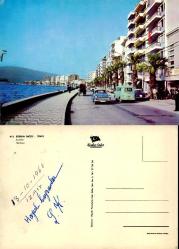 İzmir Kordon Kartpostal Şehir Kartpostalı Keskin Color 415