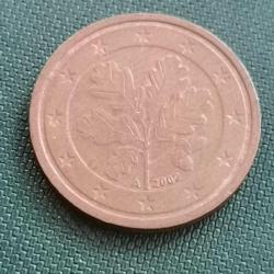 ALMANYA  2002 A   2 EURO CENT