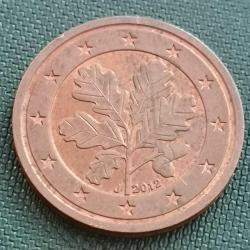 ALMANYA  2012 J   2 EURO CENT
