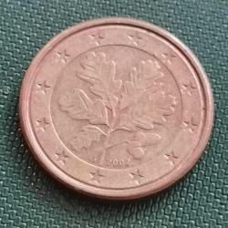 ALMANYA  2002 G   1 EURO CENT