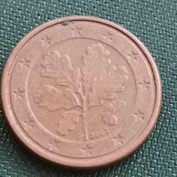 ALMANYA  2002 F   1 EURO CENT