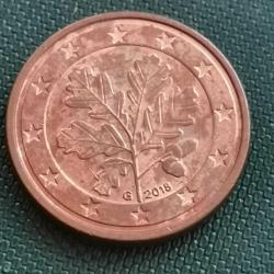 ALMANYA  2018 G   1 EURO CENT
