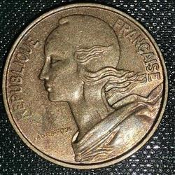 FRANSA  1963   10  CENTIMES