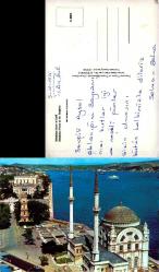 Dolmabahçe Saat Kulesi Camii Kartpostal Şehir Kartpostalı Panorama Turizm C-5507