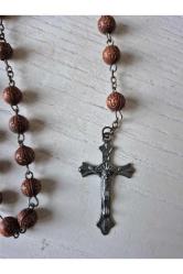 55cm Papaz Tesbihi Orijinal Dönem.; Nadir kilise