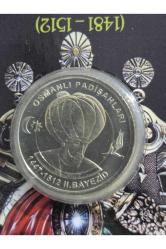 Osmanlı Padişahları Serisi 2.Bayezid. 3cm çapında temiz durumda koleksiyonluk hatıra seti.