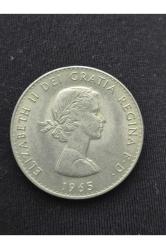 1965 Churchill Elizabeth Madalya Nadir. Orijinal dönem ürünü. 4cm çapında temiz hatıra.