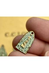 5 Adet Eskitilmiş Kolye Ucu Tasarım. 5 farklı kolye ucu. Hepsi eskitilmiş antika