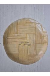 16cm Japon Ahşap Tabak. Temiz durumda Ortadoğu üretimi Japon temalı