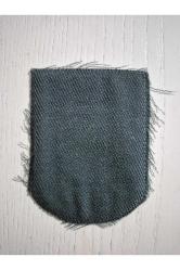 Alman Eski Dönem Antika Kumaș Patch.; 7x8cm Nadir 2