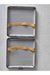 10x10 Deri Kaplama Kutu Haliyle. Kenarlarında