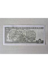 2017 Tarihli Temiz Küba Jose Marti Para. 1 Küba Peso temiz.