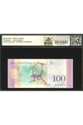 VENEZUELA 100 BOLİVARES PICK#106 ND 2018 KOLEKSİYONLUK PARA