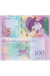 VENEZUELA 100 BOLİVAR 18 MAYIS 2018. ÖRÜMCEK MAYMUNU TEMALI. ÇİL KONDİSYON