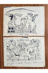 Dünya Tarihi ve Mitoloji Konulu Levhalar. 2 Adet 16x25cm