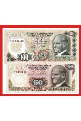 Türkiye Cumhuriyeti 6. Emisyon (1972-1987) 50/100 Lira Takım