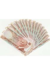 6. Emisyon 20 Türk Lirası ça/çil Eski kağıt para (1adet gönderilcektir)