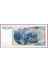 2 Adet Yugoslavya Yugoslavıa 500 Dınara 1990 Unc Çil