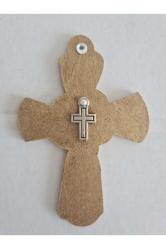 9 Cm Boyutunda Ahşap Ikona, Yeni Dönem Ürün, Ahşap Haç