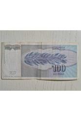 Yugoslavya 1992 Yılına Ait 100 Dinar