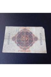 1914 Almanya 20 Mark Temiz Eski Yabancı kağıt para 1 adet gönderilektir - 399636680d0d85ff40