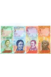 Venezuella 2 - 5 Bolivar Yabancı Kağıt Para Görseldeki Ürün Gönderilecek / 41