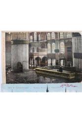 3 Adet Osmanlıca İstanbul Camileri. Orijinal Osmanlı dönemine ait Osmanlıca yazılı kartpostal.