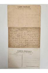 3 Adet Osmanlıca İstanbul Camileri. Orijinal Osmanlı dönemine ait Osmanlıca yazılı kartpostal.