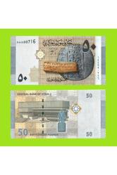 Suriye Ülkesi 50 Pound 2009 yılı  Yabancı Kağıt Para - ÇİL