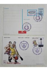 10x15 GS UEFA Kupa Final Posta Kartı. GS basketbol șampiyon kulupler kupası