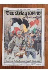 Der Krieg 1914 Tarihli Resimli Dünya Savaşı Tarihi Dergisi Alman Nadir
