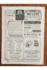 Der Krieg 1914 Tarihli Resimli Dünya Savaşı Tarihi Dergisi Alman Nadir