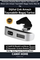 Özel Seri 50 Kg Seyahat Bavul Ağırlık Tartı Dijital Ekran Çok Amaçlı Taşınabilen Bagaj Tartısı