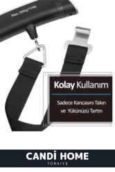 Özel Seri 50 Kg Seyahat Bavul Ağırlık Tartı Dijital Ekran Çok Amaçlı Taşınabilen Bagaj Tartısı