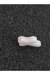 Sedef Taş Haç Kolye Ucu Bileklik Ucu Haç Takı Bijuteri Beyaz Renk