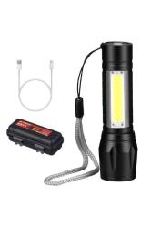 Damla Pd-5568 2in1 Şarjlı Metal Mini El Feneri