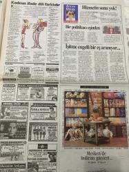 HÜRRİYET KELEBEK GAZETESİ MAGAZİN EKİ DOĞUM GÜNÜ HEDİYESİ (TURKISH NEWSPAPPER) - 19 AĞUSTOS 1996 - SADECE 4 SAYFADIR -Okan Bayülgen-Mario Levi-Ayşe Arman-Sarah Ferguson-Yves Saint Laurent-John Bryan-Prenses Diana-Figen Yanık-Hayri Caner-Cemal Dündar-Fahri Bey-Hamdi Bey-Azize Bergin-Gündüz Tezmen-Güzin Abla-Yasmine Boran-Jodie Foster-Azize Bergin-Ayşe Arman-Davut İbrahimoğlu-Tansu Çiller-Sarah-Yusuf Kurçenli-Yalçın Düner-Sermin Karaali-İlhan Şeşen-Orhan Oğuz-Aytaç Arman-Nilüfer Açıkalın-Mahir Günşiray-Müjde Ar-Ayşen Gruda-Robin Williams-Mel Gibson-Demi Moore-Alec Baldwin-Jim Carrey-Hugh Grant-Julianne Moore-Keanu Reeves-Julia Ormond-Harrison Ford-Sivri dilli Okan Bayülgen kimseyi uçurmadan konuştu-YSL'nin kadrosunda-Düşesin mankenlik serüveni başlıyor-Ben aslında bir televizim-Nutra Slim'de sağlıksız beslenme alışkanlıklarınızdan bir kere kurtulursunuz ömür boyu kurtulursunuz-Bana yalan söyle-Su hayatta neler oluyor-Meyve heykeller-Ölümün külü-Adetlerim düzensiz-Kürtaj yüzünden cezaland