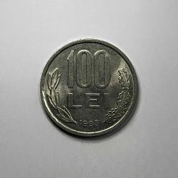 1993 Romanya 100 Lei Koleksiyonluk Yabancı Madeni Para