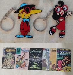 TipiTip Tipitoş figür anahtarlık süs set yanında çizgi film animasyon kahramanları karakterler reklam tanıtım kart postal set hediye nostalji hobi promosyon koleksiyon dekor tasarım vintage retro aksesuar