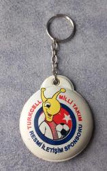 TURKCELL MİLLİ TAKIM RESMİ SPONSORLU ANAHTARLIK KOLEKSİYONLUK NADİR KONDİSYON YÜKSEK