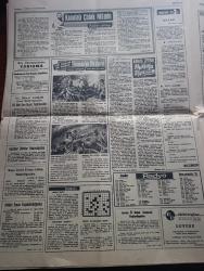 Halka ve Olaylara Tercüman Gazetesi - Turkish Newspaper - 2 Nisan 1973 - Adalet Partisi başkanlık divanı Süleyman Demirel'in başkanlığında Dün de toplandı - yeni bir aday veya erken seçim - Bülent Ecevit açıklıktan uzaklaşıp adeta saray havasına girildi dedi - Demokrat Parti'ye göre meclis iradesi Süleyman Demirel ve Bülent Ecevit'e ipotekli - Dünya Bankası elektrik için İstanbul'a 14 milyon dolar kredi açtı - Pakistan'da bir darbe önlendi - ODTÜ profesörü Dündar Erbulut trafik kazasında öldü - Bafra ceza hakimi Salih Taştepe evinde ölü bulundu - parçabölük düşünceler yazan Tarık Buğra - Kamalı Zeybek Mustafa Efe yazan Murat Sertoğlu - İzmir İstanbul radyo programı - İstanbulspor Denizlispor'a 2-1 mağlup - haşhaş yardımının ilk kısmı 10 milyon dolara çıkarıldı - Fenerbahçe Beşiktaş engelini 1-0'la aştı - Avrupa serbest güreş şampiyonasında Ali Rıza Alan ikinci oldu - boksör Muhammed Ali Clay kazaya uğradı fotoğraf - İslam Çupi köşe yazısı - Spor Toto sonuçları - vücut geliştirme takımı