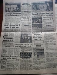 Halka ve Olaylara Tercüman Gazetesi - Turkish Newspaper - 2 Nisan 1973 - Adalet Partisi başkanlık divanı Süleyman Demirel'in başkanlığında Dün de toplandı - yeni bir aday veya erken seçim - Bülent Ecevit açıklıktan uzaklaşıp adeta saray havasına girildi dedi - Demokrat Parti'ye göre meclis iradesi Süleyman Demirel ve Bülent Ecevit'e ipotekli - Dünya Bankası elektrik için İstanbul'a 14 milyon dolar kredi açtı - Pakistan'da bir darbe önlendi - ODTÜ profesörü Dündar Erbulut trafik kazasında öldü - Bafra ceza hakimi Salih Taştepe evinde ölü bulundu - parçabölük düşünceler yazan Tarık Buğra - Kamalı Zeybek Mustafa Efe yazan Murat Sertoğlu - İzmir İstanbul radyo programı - İstanbulspor Denizlispor'a 2-1 mağlup - haşhaş yardımının ilk kısmı 10 milyon dolara çıkarıldı - Fenerbahçe Beşiktaş engelini 1-0'la aştı - Avrupa serbest güreş şampiyonasında Ali Rıza Alan ikinci oldu - boksör Muhammed Ali Clay kazaya uğradı fotoğraf - İslam Çupi köşe yazısı - Spor Toto sonuçları - vücut geliştirme takımı