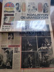 Tercüman İnci Gazetesi - Turkish Newspaper - 24 Mayıs 1970 - Mağrur Kadın başrolde Türkan Şoray Ekrem Bora Süleyman Turan Leman Akçatepe Foto Roman - Hülya Koçyiğit futbolu öğrendi Selim Soydan sinemayı bilmiyor Fotoğrafı - Selim Soydan'a göre Yeşilçam kadar pislik dolu bir yer yok - bir şarkı iki baş solist Sevim Deran ve Alaaddin Şensoy'un arasını açtı Fotoğrafı - güzel şantöz Meltem Mete anne sevgisi uğruna 180 bin lirayı reddetti - şu bahsettiğimiz ölü başrolde Müşfik Kenter Serpil Örümcer Haluk Yücel Foto Roman - tarihi aşk ve macera romanı Kleopatra yazan Murat Sertoğlu Yazı Dizisi - rüyalarınız karakteriniz talihiniz Astro Grafoloji uzmanı hizmetinizde - Selçuk Ural Hanım hayranlarından rica ediyor ne olur beni öpmeyin Fotoğrafı - Beyböri çin sarayında başrolde Salih Güney Müjgan Ağralı Aynur Aydan ve Tanju Şakar senaryo Sevda Sezer Foto Roman - güzel ve kabiliyetli sanatçı Melek Güneyman konserinde Fotoğrafı - Halit Kıvanç sular kupaların Kupası - Dert ortağınız Derman amca