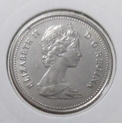 1982 KANADA 25 CENTS ORİJİNAL MADENİ PARASI KRALİÇE II.ELİZABETY(BİRLEŞİK KRALLIK KRALİÇESİ) FİGÜRLÜ 3ÖÖ2HH NADİRDİR